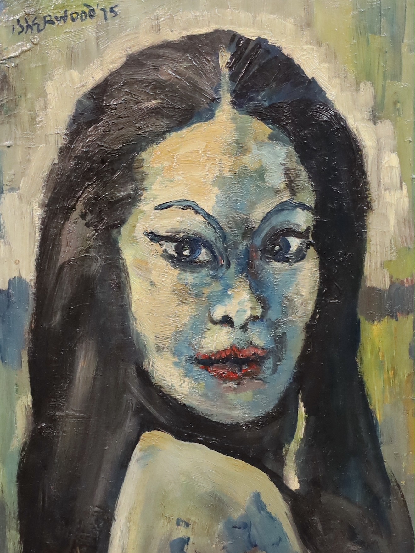 James Lawrence Isherwood (British, 1917- 1989), 'The Tahitian', oil on board, 40 x 30cm
